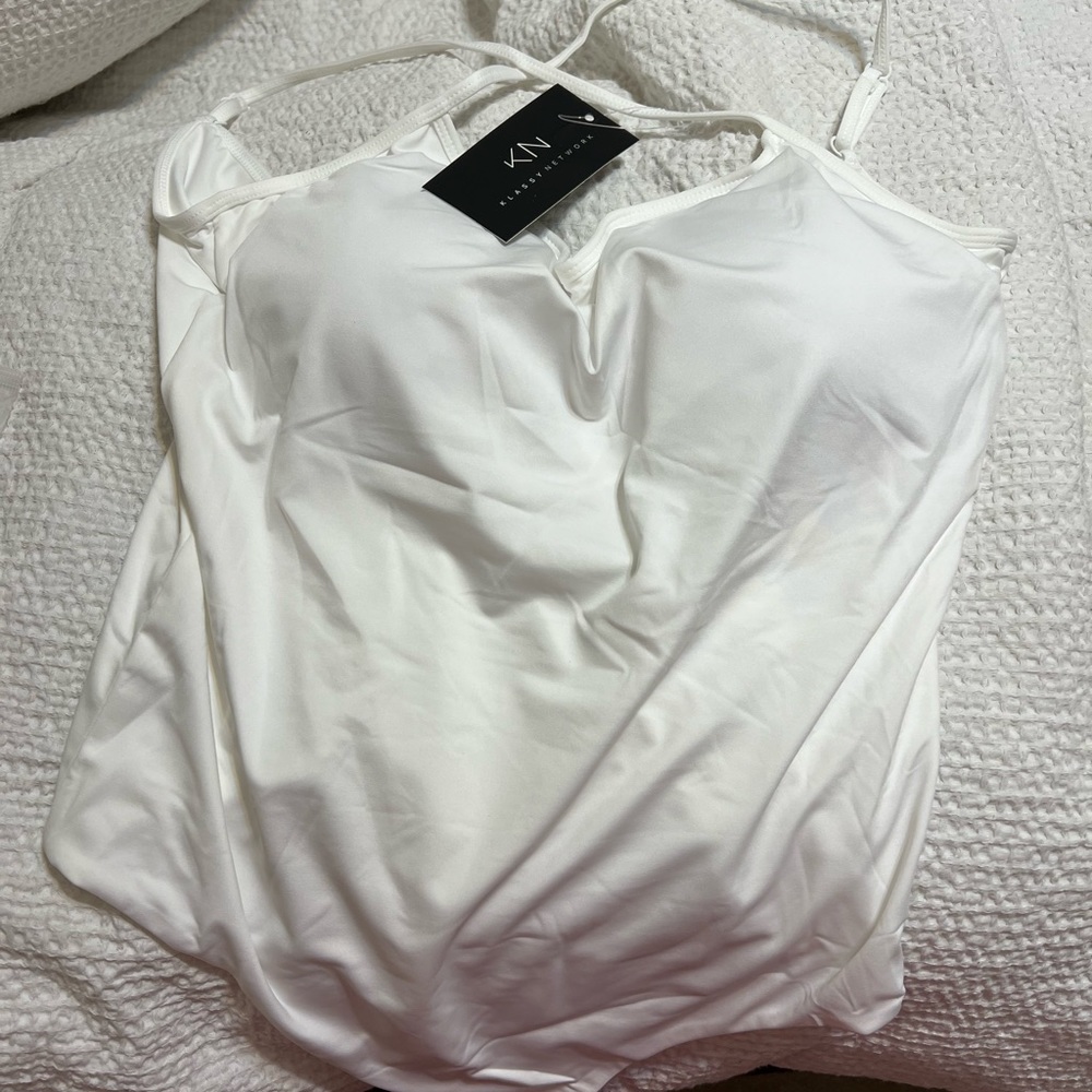 Klassy Network White Bodysuit